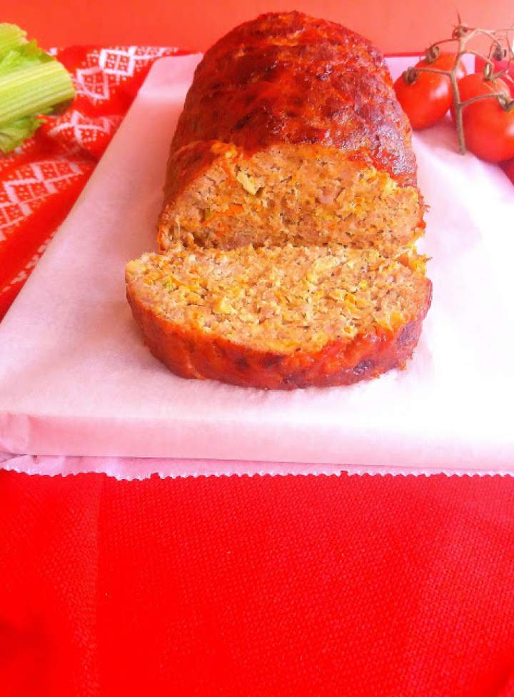 Pieczeń z warzywami / Meatloaf with Vegetables