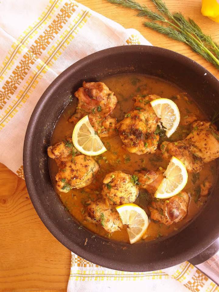 Kurczak w sosie cytrynowym / Lemon Chicken Skillet