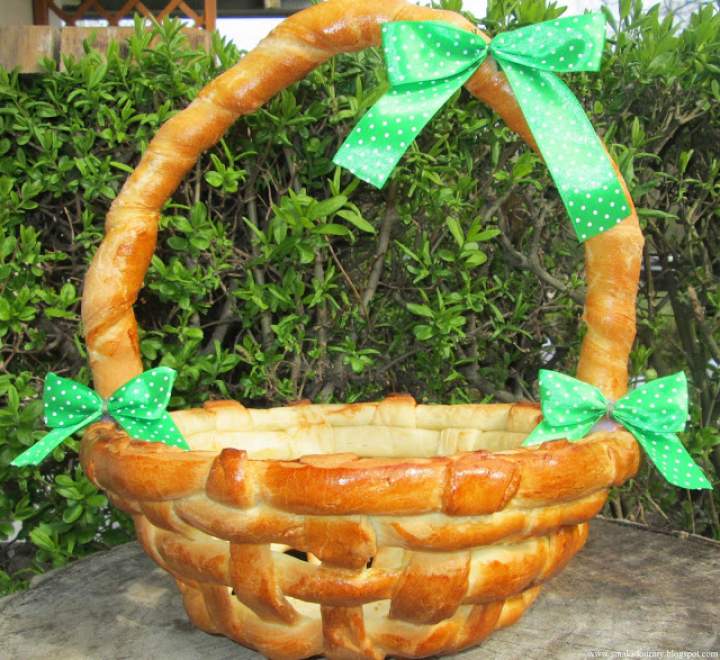 Wielkanocny koszyk z ciasta-jak zrobić