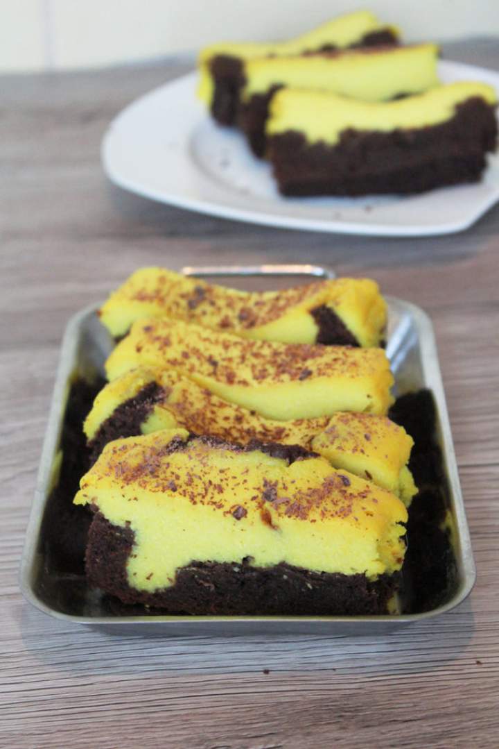 Ciasto Izaura w wersji wegańskiej – wegański sernik na Murzynku