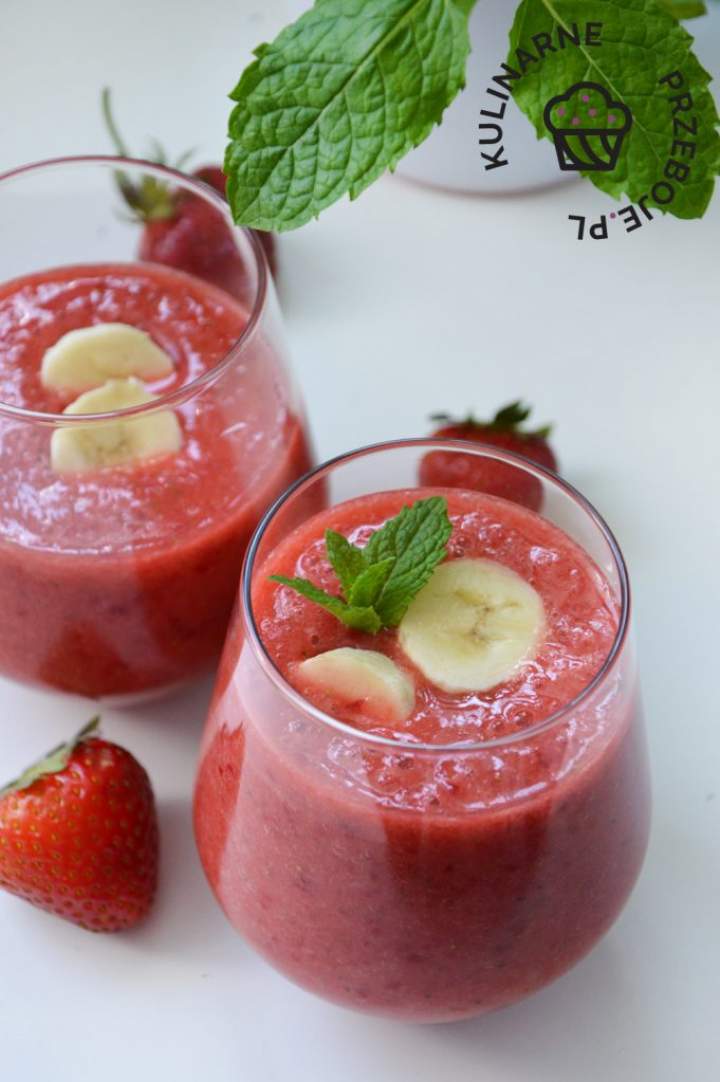 Smoothie z truskawek