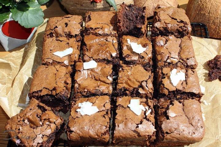 Brownie kokosowe