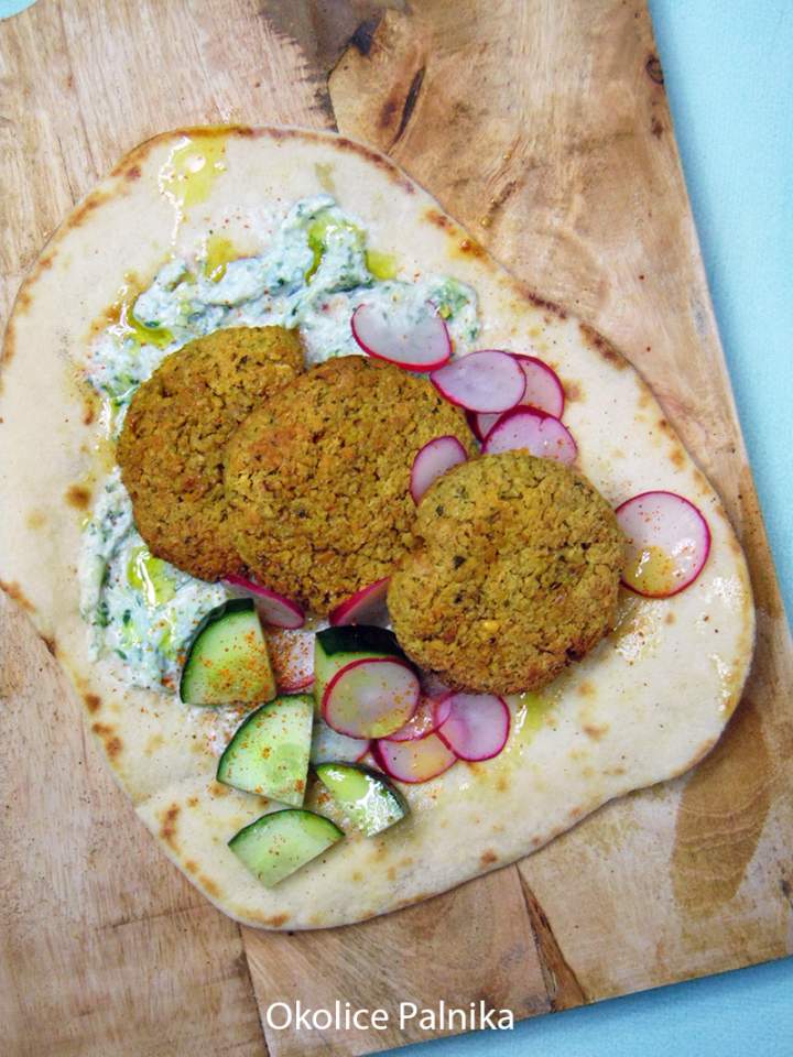 Pieczone falafele