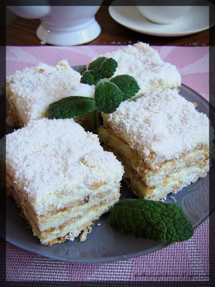 Ciasto Rafaello (bez pieczenia)