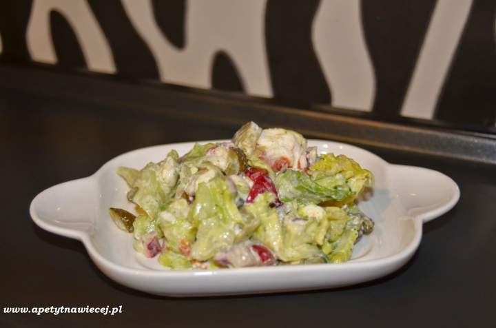 Lekka sałatka z fetą gotowa w 3 minuty:)