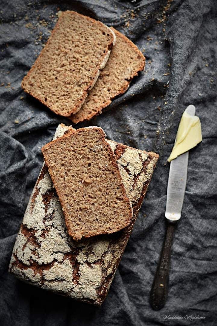 Chleb 100% żyto- podstawowy przepis na chleb żytni na zakwasie