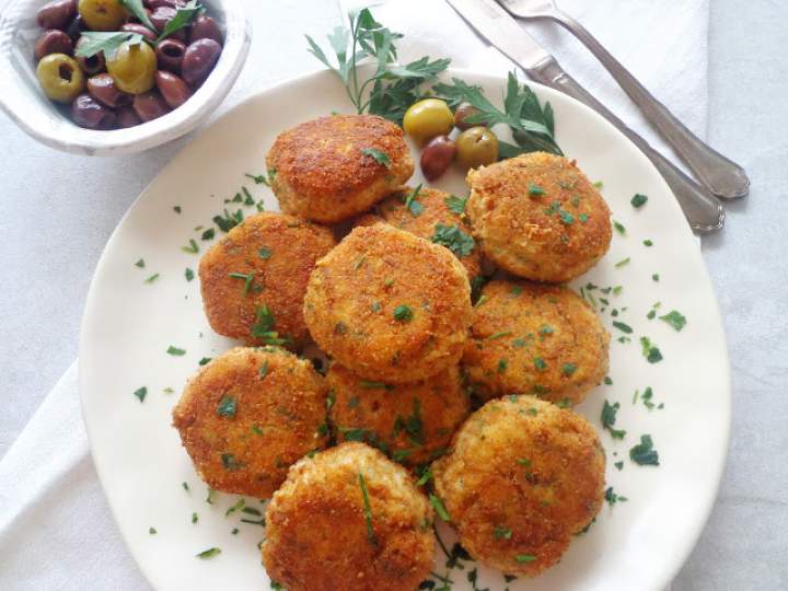 Kotleciki z dorsza z oliwkami (Polpette di merluzzo e olive)