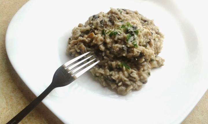 Risotto z pieczarkami