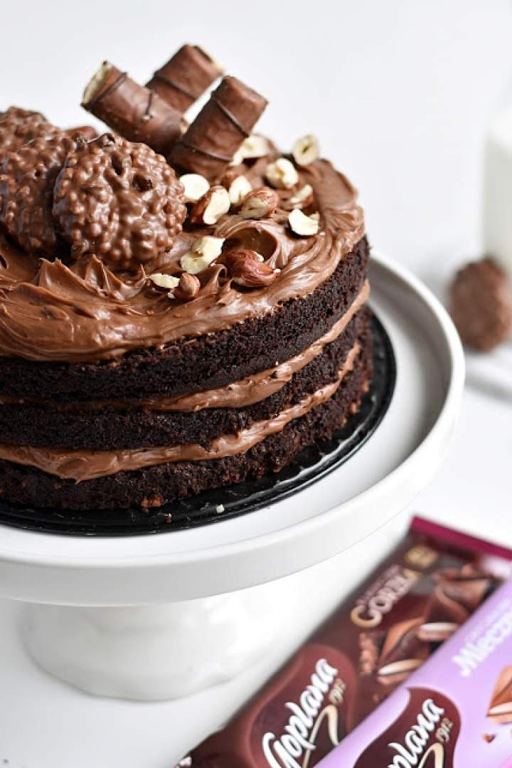 Tort czekoladowy- ciężki i wilgotny