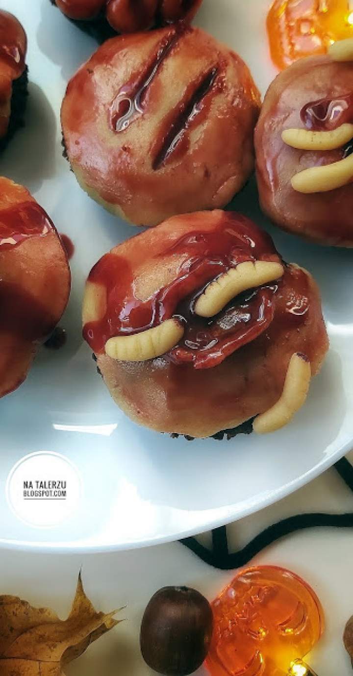 Paskudne muffinki na Halloween