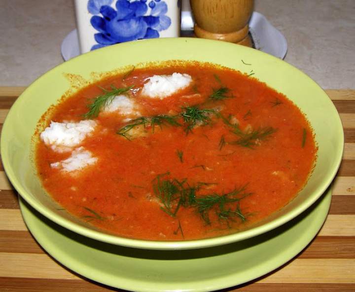 z pomidorów zupa na maśle i śmietanie…