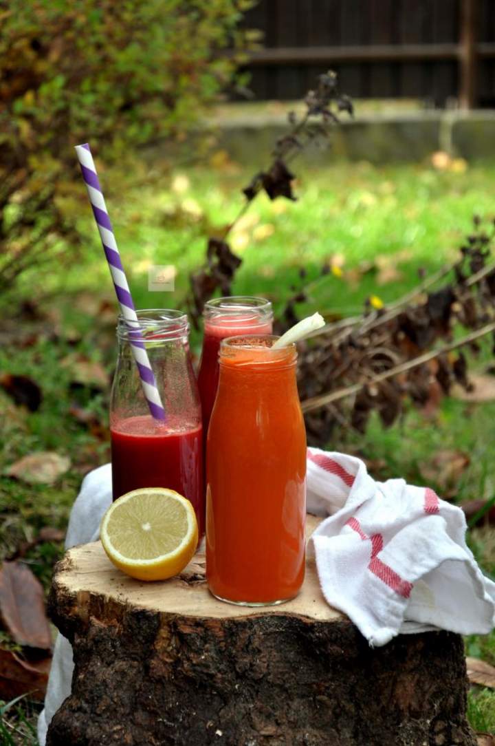 Jesienny sok marchewkowy z selerem naciowym