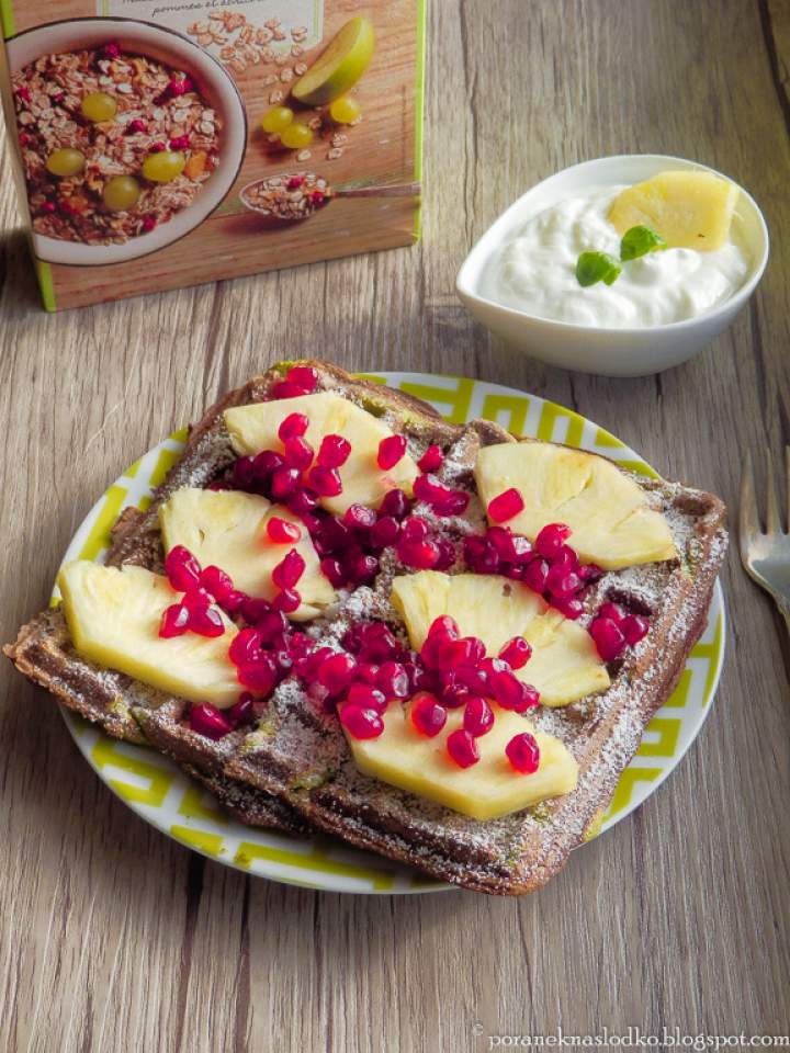 Chrupiące zielone gofry i domowa focaccia!