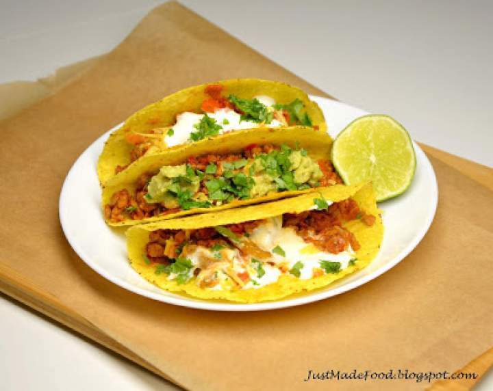 Potrójnie mięsne tacos