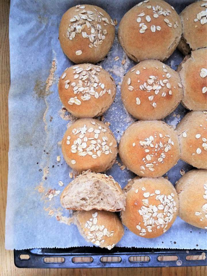 Bułki orkiszowo-owsiane / Spelt Oat Rolls