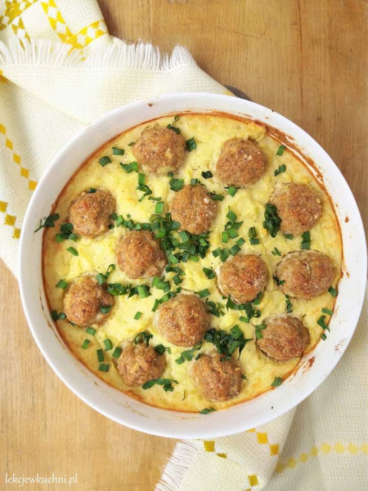 Zapiekanka ziemniaczana z klopsikami / Potato Meatball Casserole