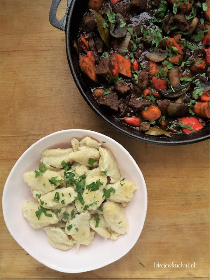 Kluski kładzione / Polish 'Laid' Dumplings