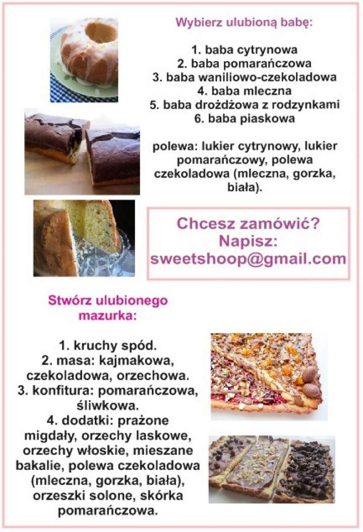 Słodka oferta wielkanocna