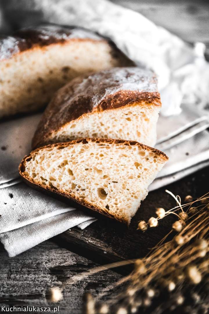 Chleb pszenny bez wyrabiania