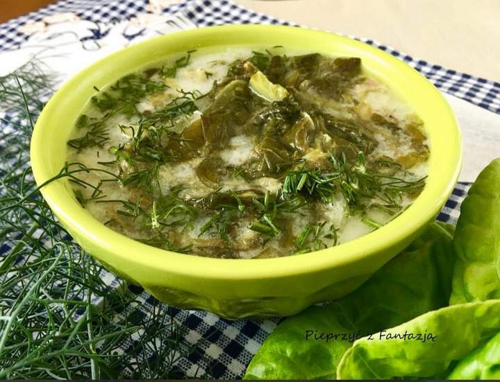 Zupa z sałaty – sałata parzona – sałacianka