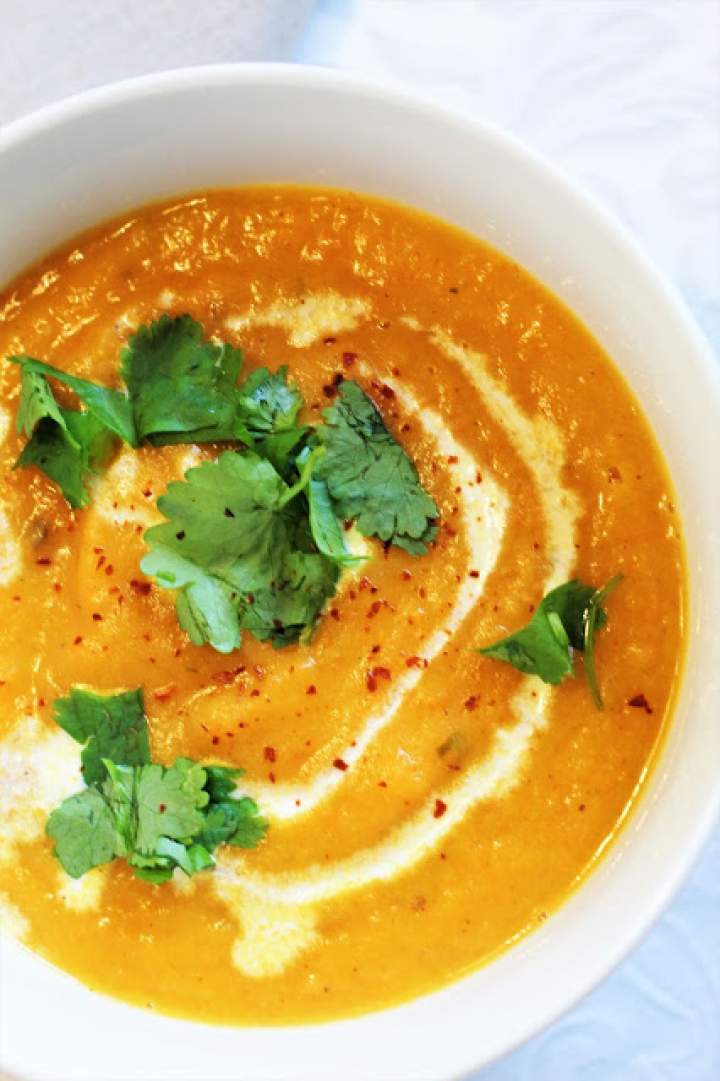 Carrot & coriander soup recipe / zupa z marchewki i kolendry