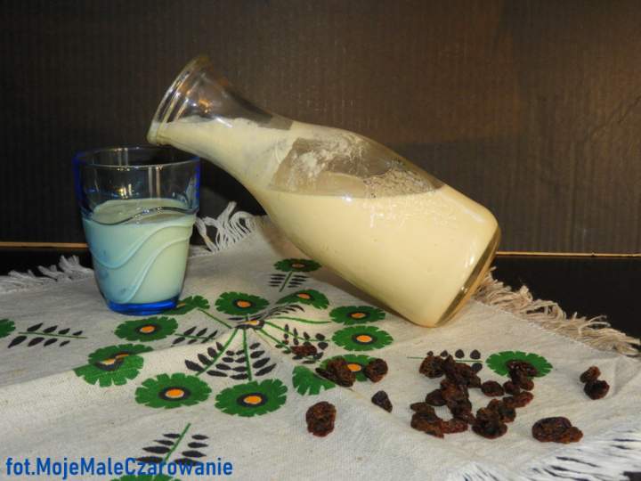 Fermentowane mleko z rodzynkami