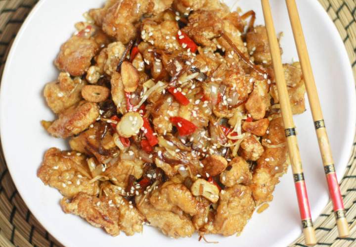 Kkanpunggi – pikantny smażony kurczak po koreańsku