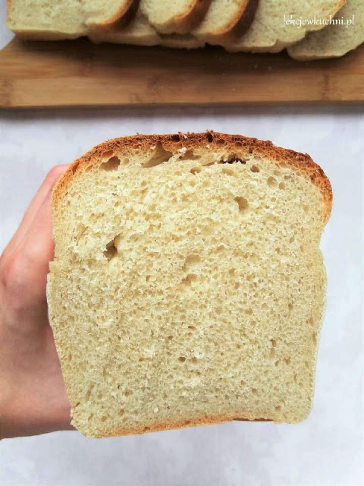 Chleb tostowy z wodą z gotowania ryżu / Rice Water White Bread