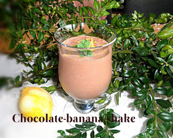 Czekoladowo  -bananowy shake – Chocolate – banana shake