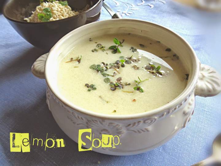 Bardzo lekka zupa cytrynowa – Lemon Soup