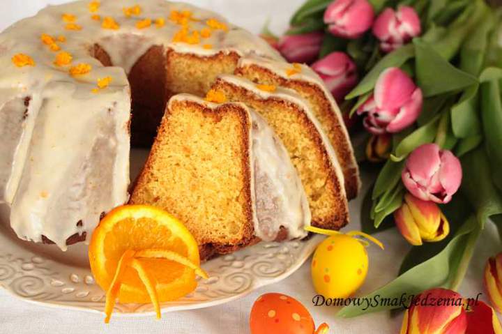wielkanocna babka pomarańczowo – serowa
