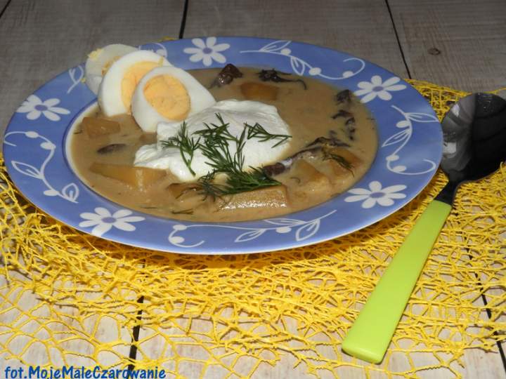Szumawska zupa grzybowa – Šumavská kulajda