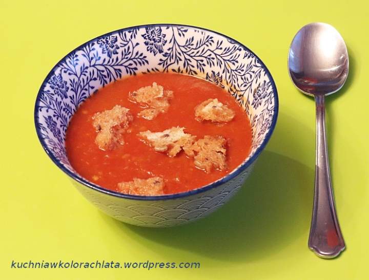 Zupa pomidorowo-paprykowo-batatowa