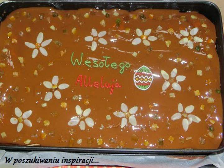 Mazurek chałwowo-kajmakowy