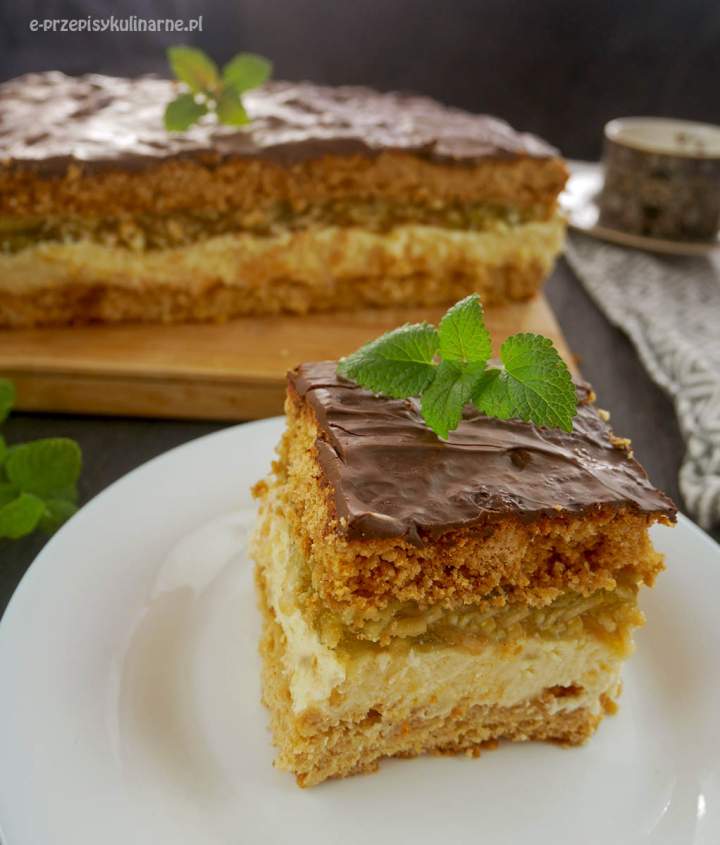 Ciasto Miodowe Lata – miodownik, sernik i szarlotka w jednym