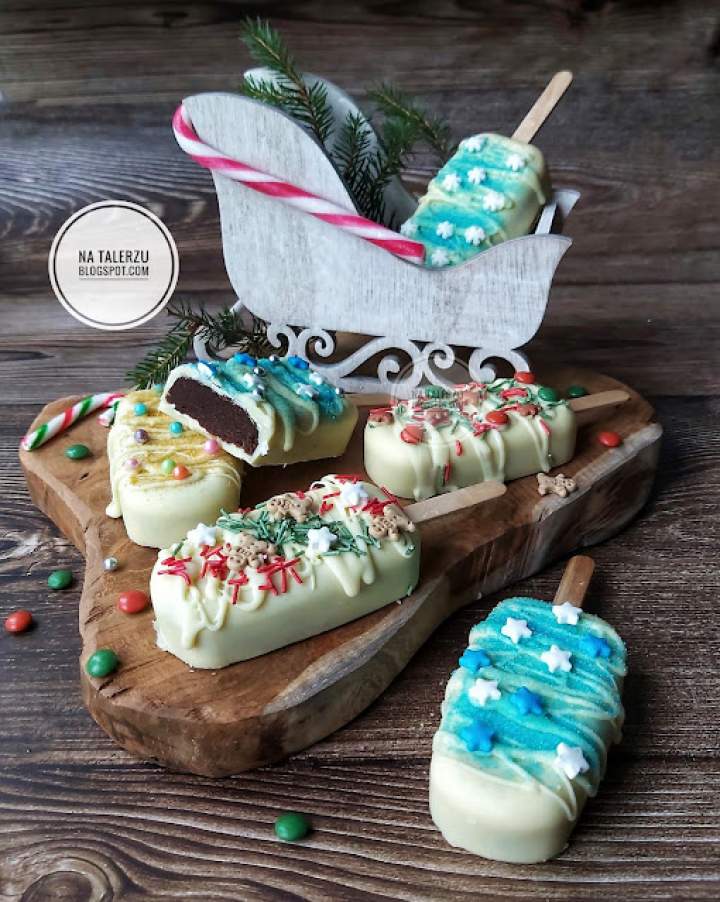 Cake popsicles – ciasteczkowe lody piernikowe
