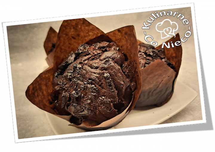 Duże Muffiny Czekoladowo – Kawowe (do przygotowania w urządzeniu AirFryer)