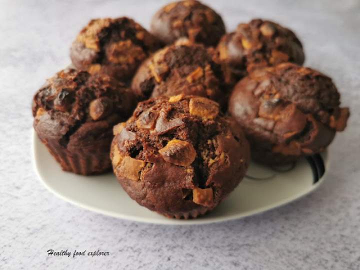 Muffinki podwójnie czekoladowe
