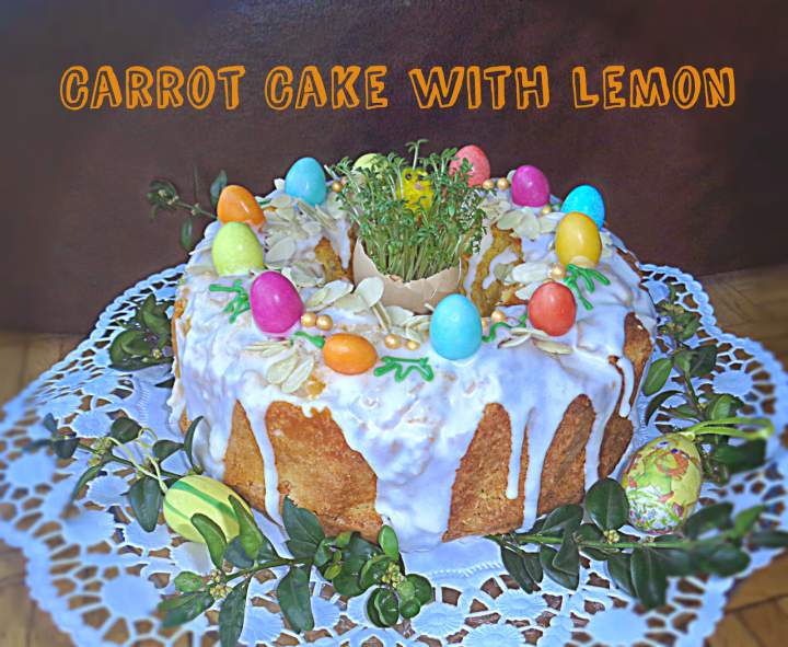 Babka marchewkowo – cytrynowa – Carrot Cake with Lemon