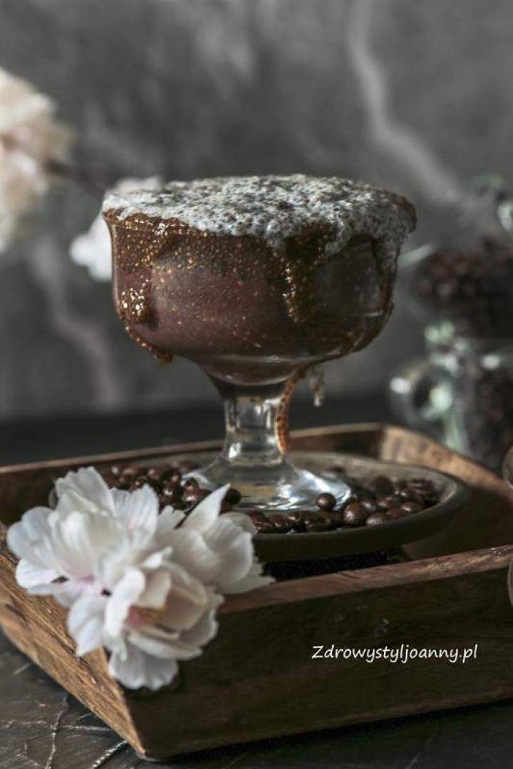 Kawowy pudding chia – tiramisu.
