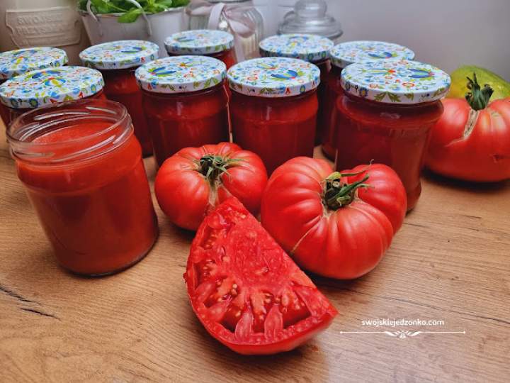 Domowy przecier pomidorowy na zimę