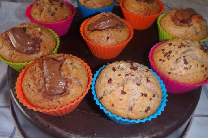 Muffinki cynamonowe z kawą i czekoladą