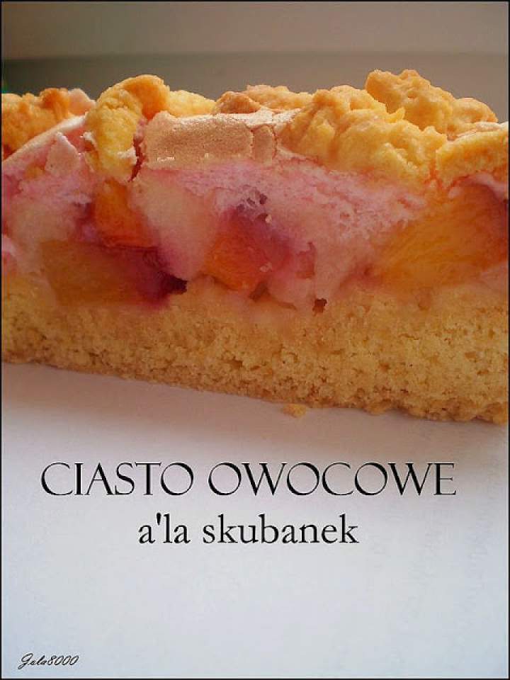 Ciasto owocowe a’la skubanek