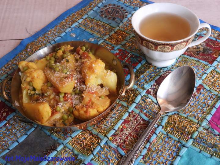 Aloo gobi matar czyli gulasz warzywny