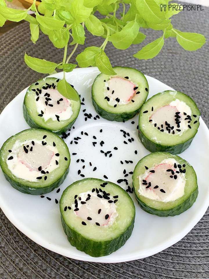 Ogórkowe sushi