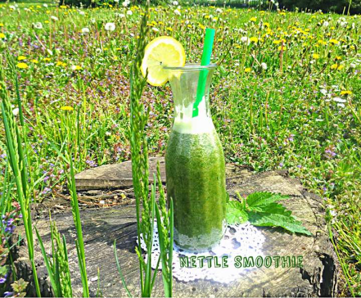 Smoothie – trampki – szpilki czyli zielono mi – Nettle Smoothie – Sneakers – Shoes