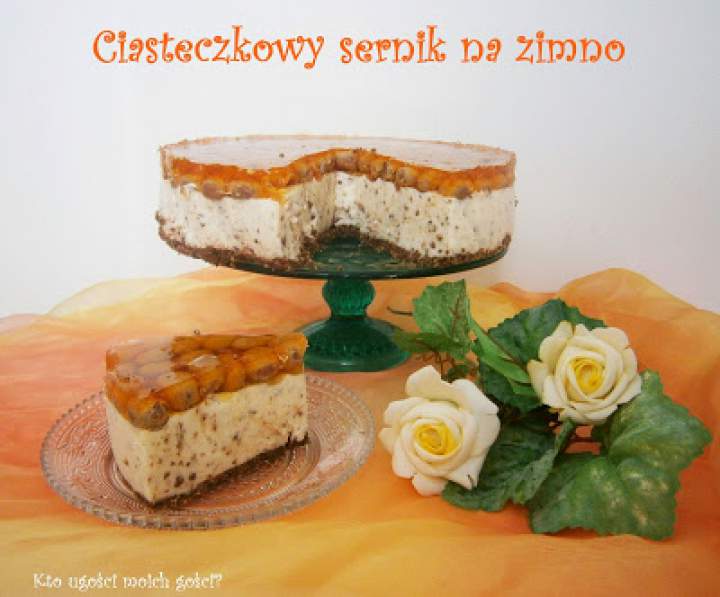 Ciasteczkowy sernik na zimno