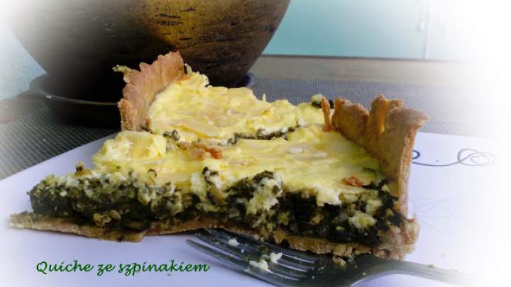 Quiche ze szpinakiem