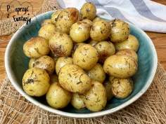 Pieczone ziemniaki z koperkiem