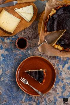 Tarta de queso Manchego – sernik baskijski z serem Manchego